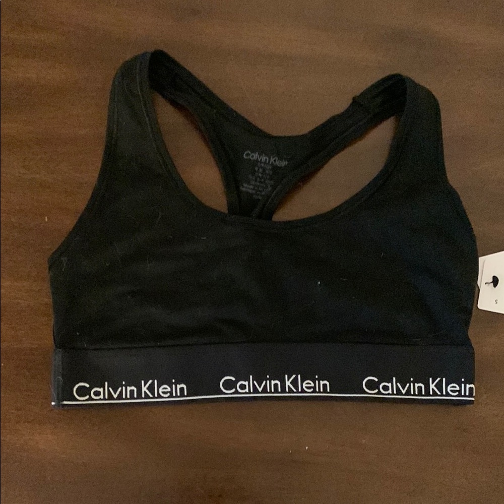 Calvin Klein Black Sports Bra